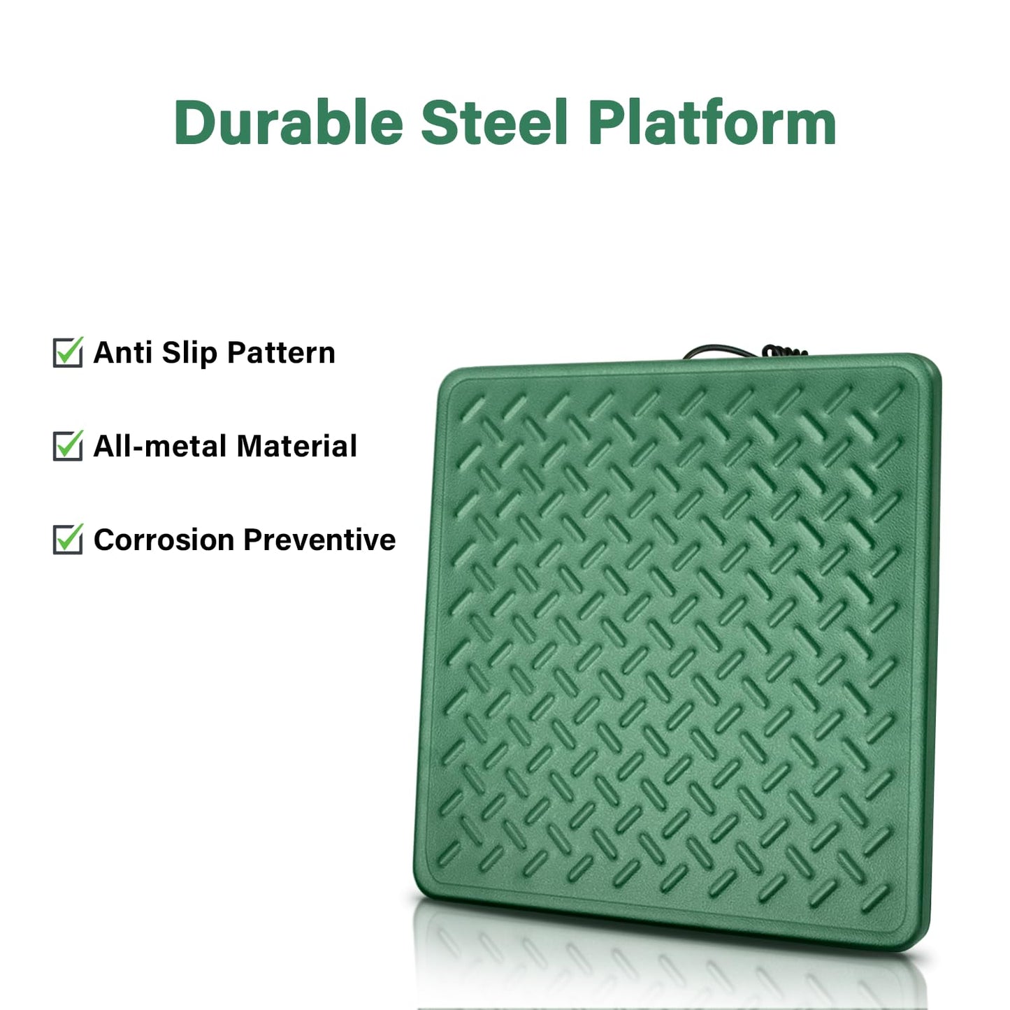 Shipping Scale,440lbs/10g High Accuracy Digital Postal Scale, Durable Alloy Steel Platform, Heavy Duty Scale for Packages, Postage and Luggage, with Hold&Tare function, batteries&USB Powered