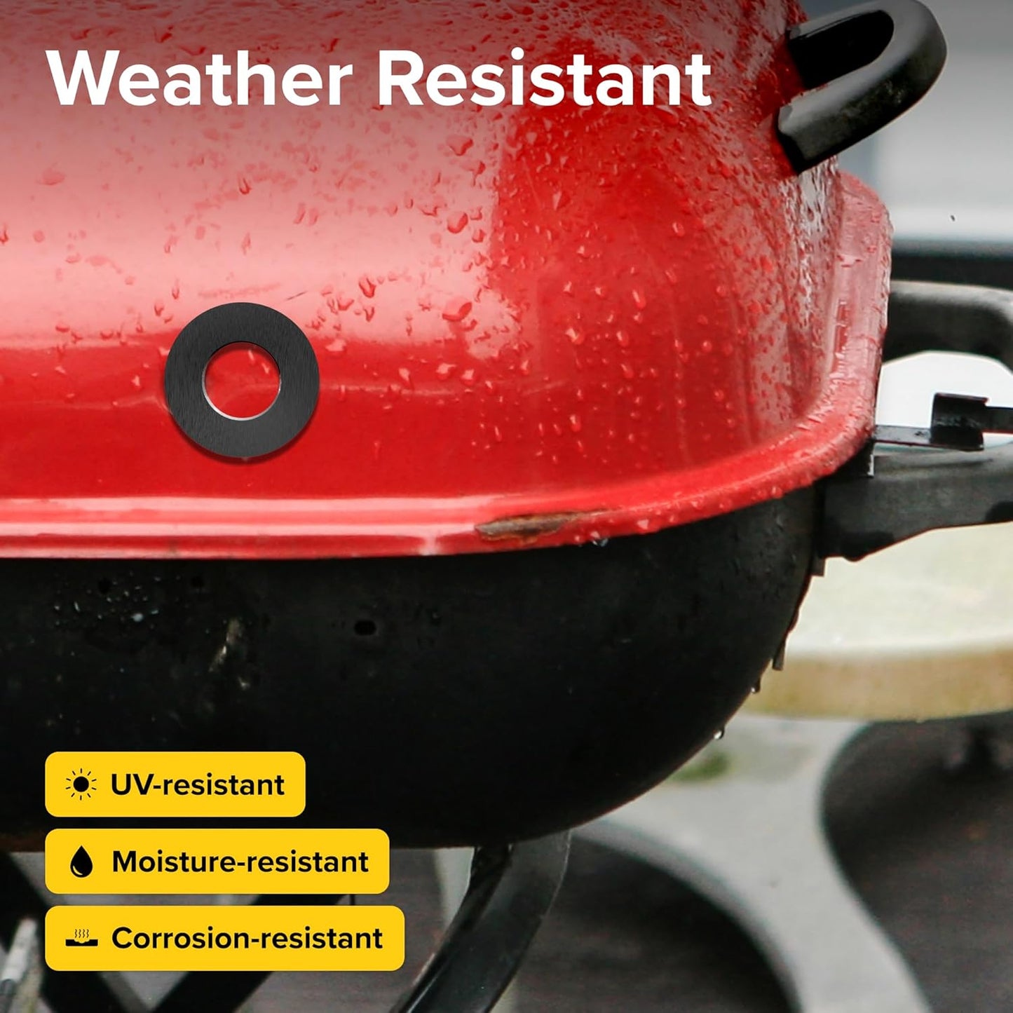 Heavy Duty Ring Magnets - Ultra Strong 1.75 Inch (44 mm) Magnets with Holes for DIY & Crafts - Space Organization Set for Home, Kitchen, Workshop (10 pcs)