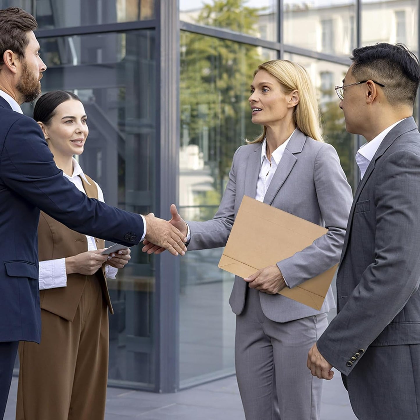 25 Pack 10" x 13" Expandable Catalog Envelopes, Large Kraft Document Envelopes Self Seal Manilla Envelopes Mailing for Documents, Magazines, Photos