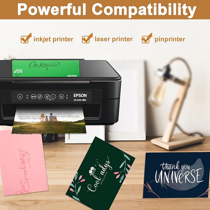 40 Sheets Navy Blue Cardstock 8.5 x 11 Scrapbook Paper, 75lb Heavyweight Blue Card Stock Printer Paper for DIY Card Making, Greeting Cards, School Crafts, Wedding Invitations, Thank You Cards