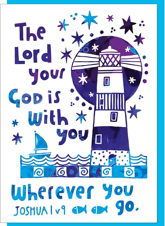 Christian greeting cards with Scripture, 9 in this pack of thinking of you cards religious, blank inside, hand drawn by British artist Jacqui Grace (Multicolored / CH4000)