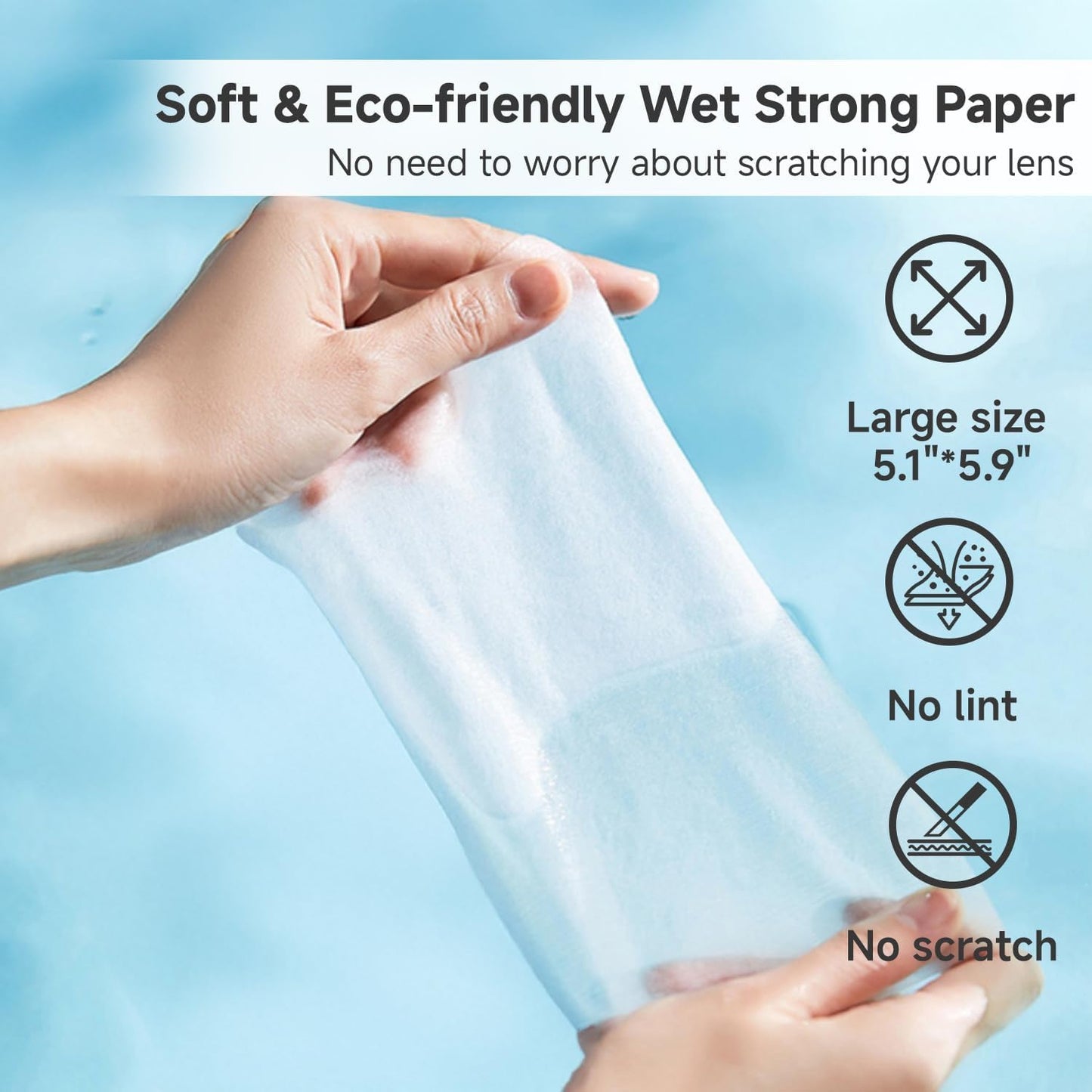 220 Count Anti Fog Lens Wipes for Eyeglasses, [Pre-Moistened Individually Wrapped Wipes] [Non-Scratching & Non-Streaking] Cleaner Wipes for Glasses, Sunglass, Phone Screen Camera Lens, Goggles