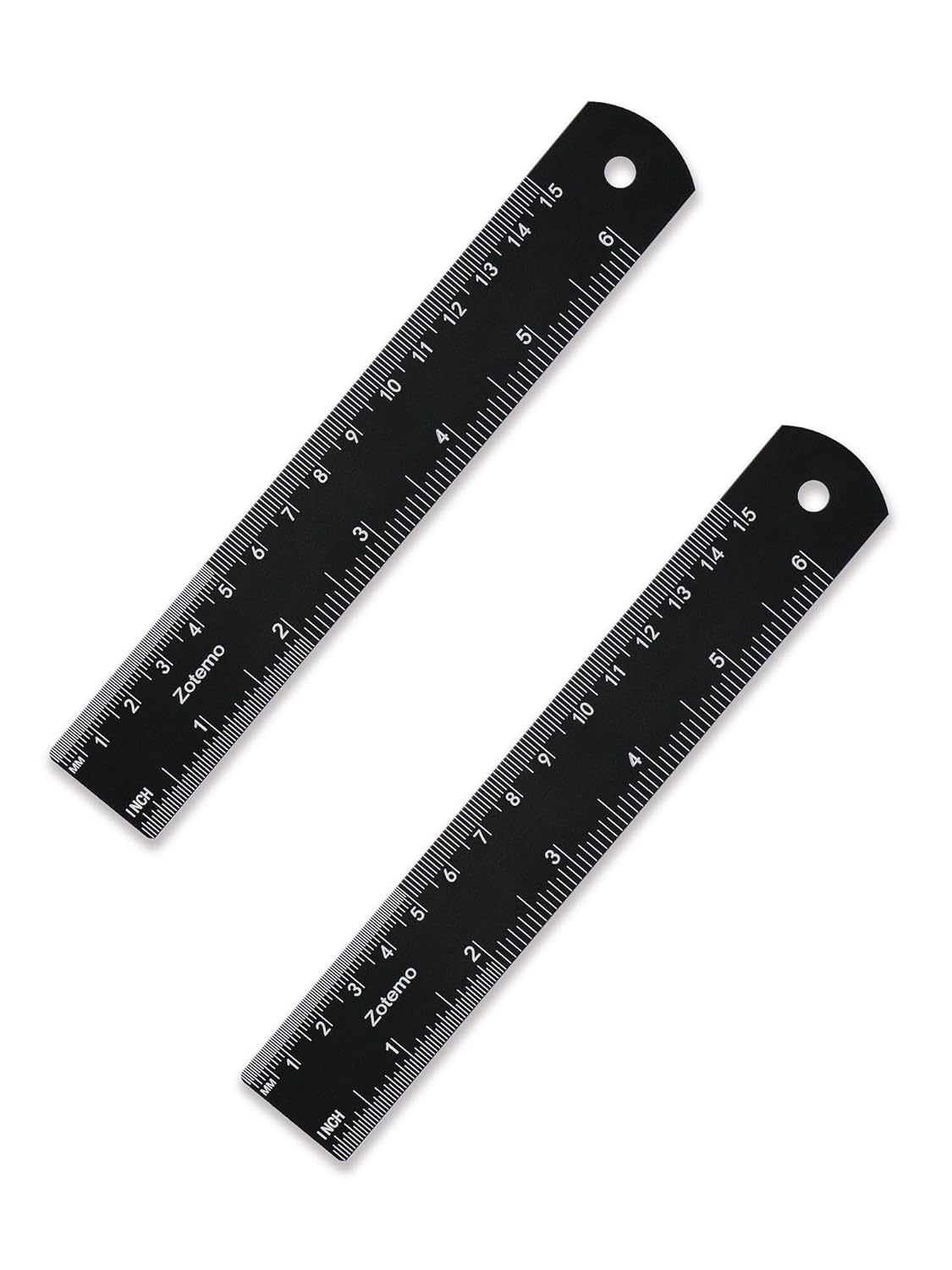 50 Pack Metal Rulers for School Kids, 6 Inch Aluminum Ruler Bulk with Centimeters, Millimeter and Inches, Laser Engraved Metric Scales- 150 mm Straight Edge for Class