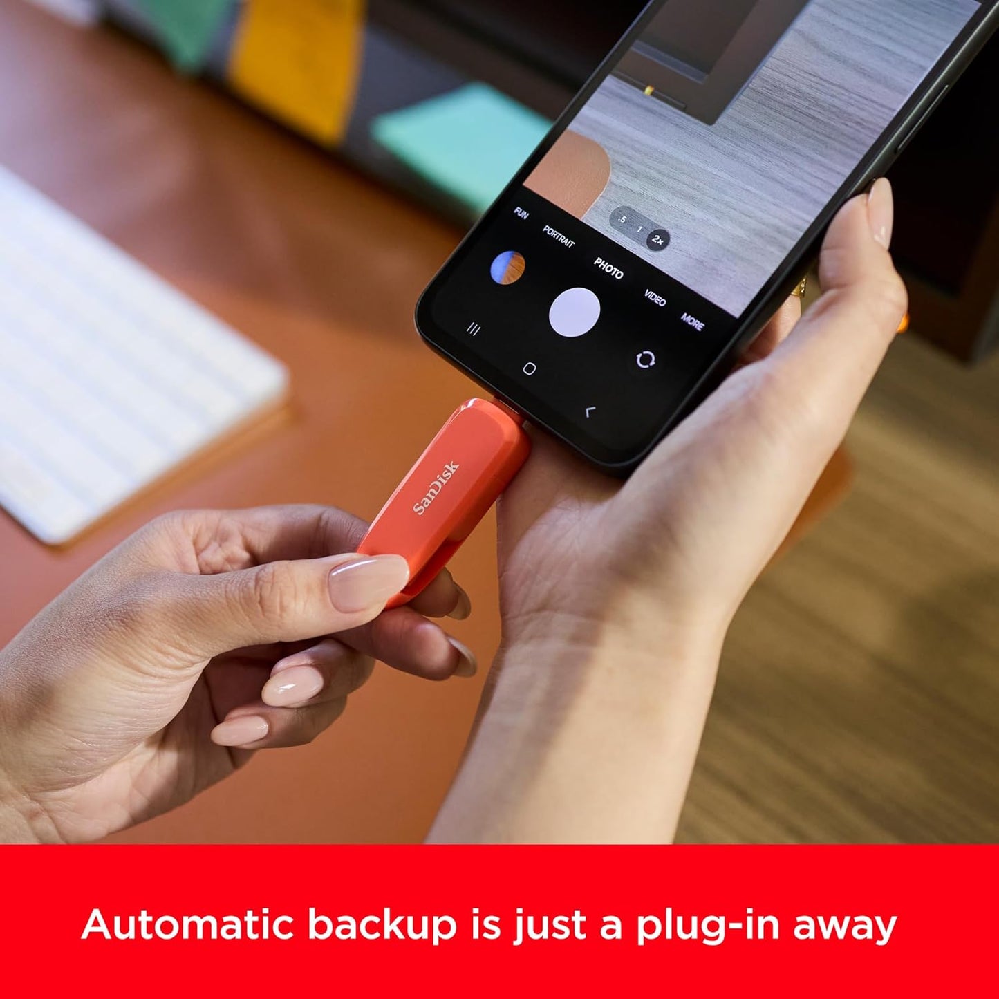 SanDisk 512GB Phone Drive for Android - The 2-in-1 USB for Smartphones, Tablets, and Computers - Thumb Drive with USB Type-C and Type-A Connectors - SDDDC6-512G-G46