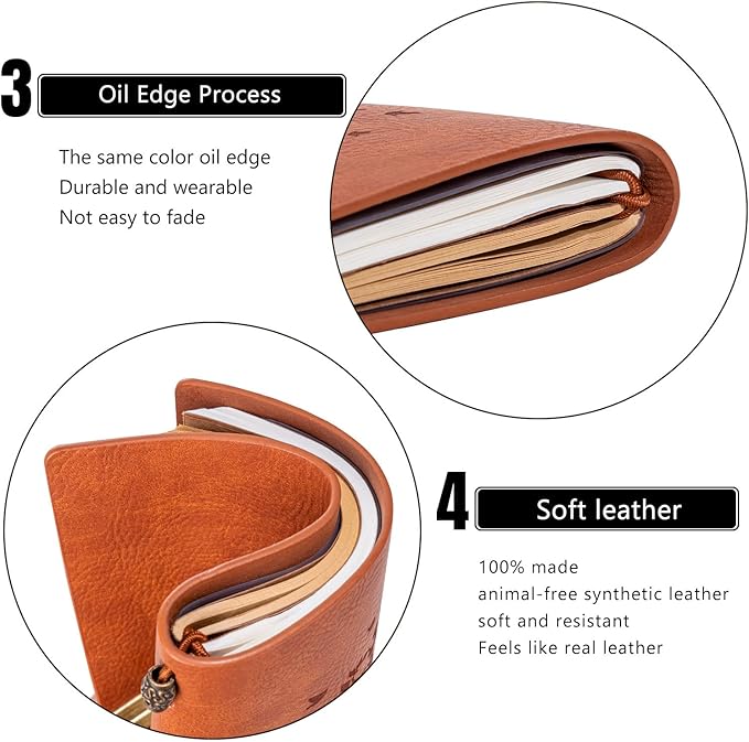 Vetbuosa Letter to Grandpa in Heaven Leather Journal,Memorial Gifts for Loss of Grandpa,Loss of Grandfather Sympathy Gift,Bereavement Gift Idea,In Memory of Loved One Gifts