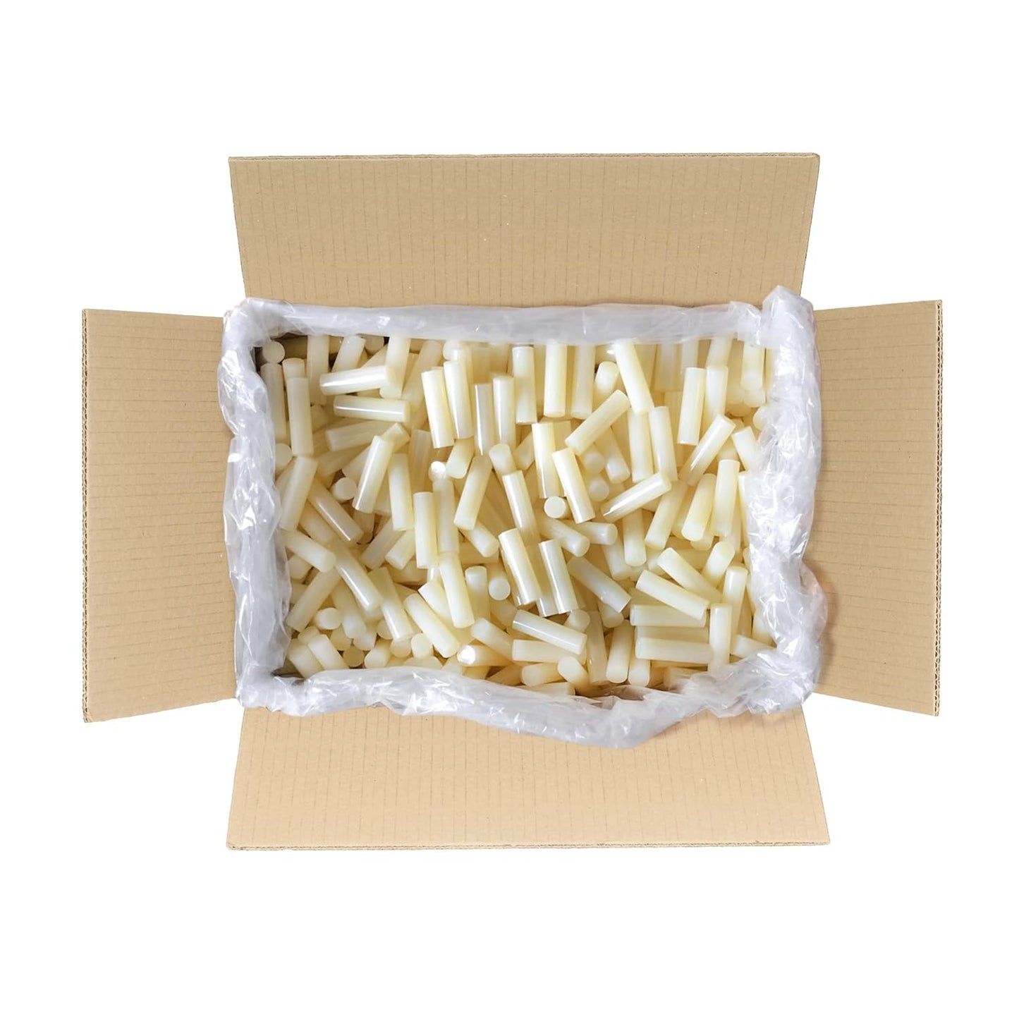 ASA Large Hot Glue Sticks for Glue Gun - 5/8" x 2" | High-Strength Hot Gun Sticks Adhesive for Corrugated Materials | Industrial Grade for Packaging & Woodworking | Pack of 1417