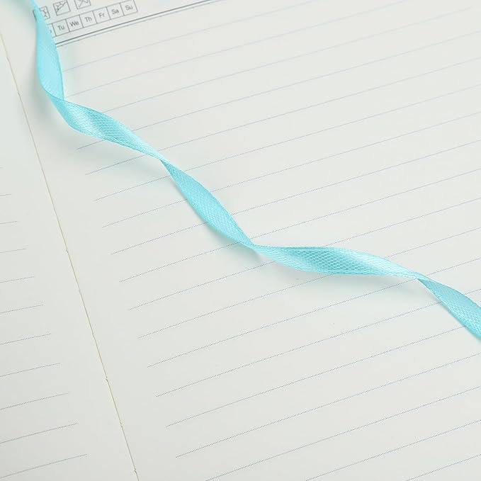 Journal Notebook Journal for Men/Women Journals for Writing A5 180Sheets 360Pages College Ruled Notebook 100gsm Lined Paper Leather Hardcover Journal 5.9'' X 8.4'' (Blue)