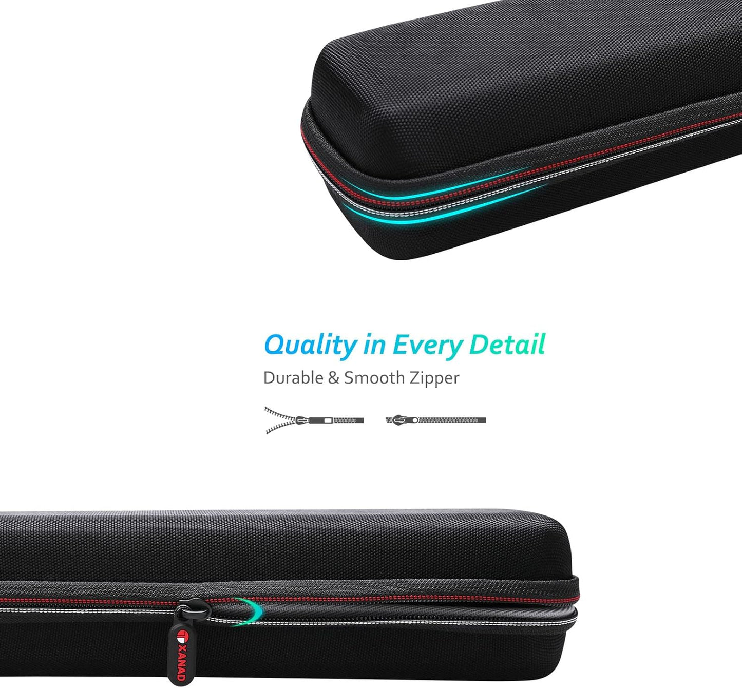 XANAD Hard Case for Epson Workforce ES-50 / ES-55R / ES-60W / ES-65WR / DS-30 / DS-70 / DS-80W Document Scanner (Case Only)