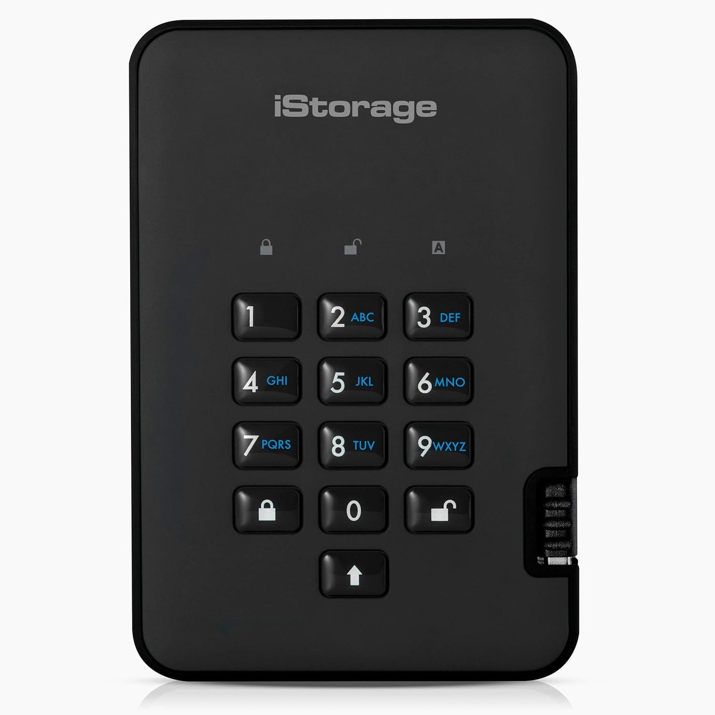 iStorage diskAshur2 HDD 2TB Black | Secure portable hard drive | Password protected | Dust & water resistant | Hardware Encryption