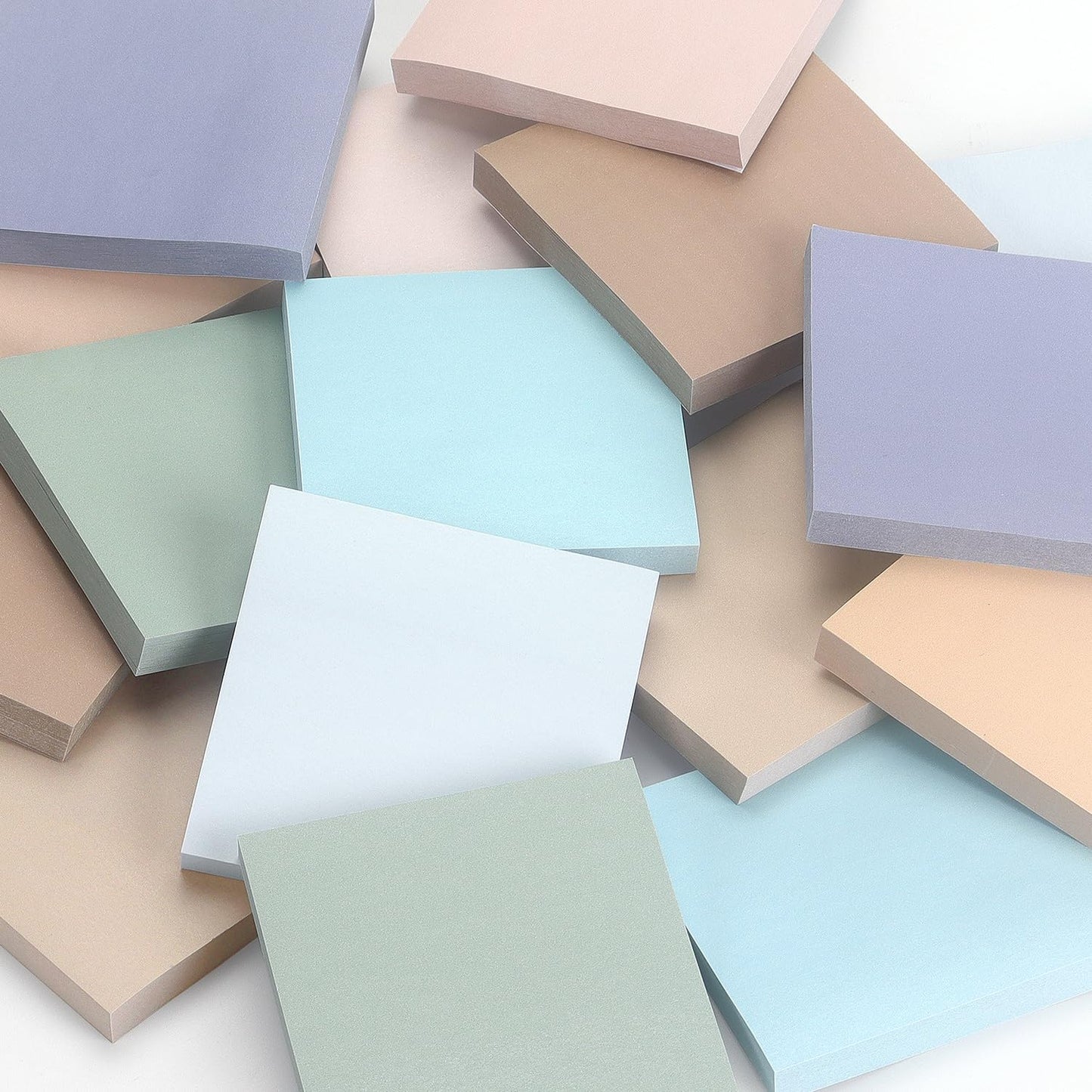 Vintage Colors Sticky Notes 3x3 inch, 8 Pads, Self-Stick Note Pads, Super Sticky Self-Adhesive Sticky Notes, 8 Pads/Pack, 80 Sheets/Pad