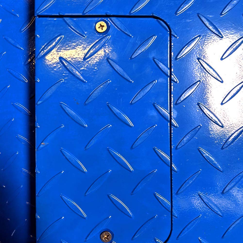 PEC Tools FS Series Professional Grade Steel Floor Scale - Heavy-Duty Pallet Scale and Shipping Scale for Industrial Use - Weighing Scale for Packages Up to 2500x0.2lb - 36x36