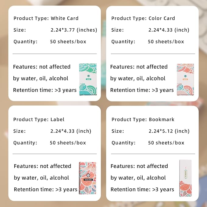 Mixed Pack Blank Cardstock Paper Types - Thick Heavy Cards Stock for Card Making, DIY Art Projects, Greeting Cards, Birthday Part, Study Assistance, Board Game (Mixed pack of 3 card paper types)