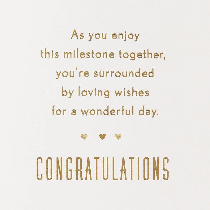 Hallmark Anniversary Card for Couple (Loving Wishes)