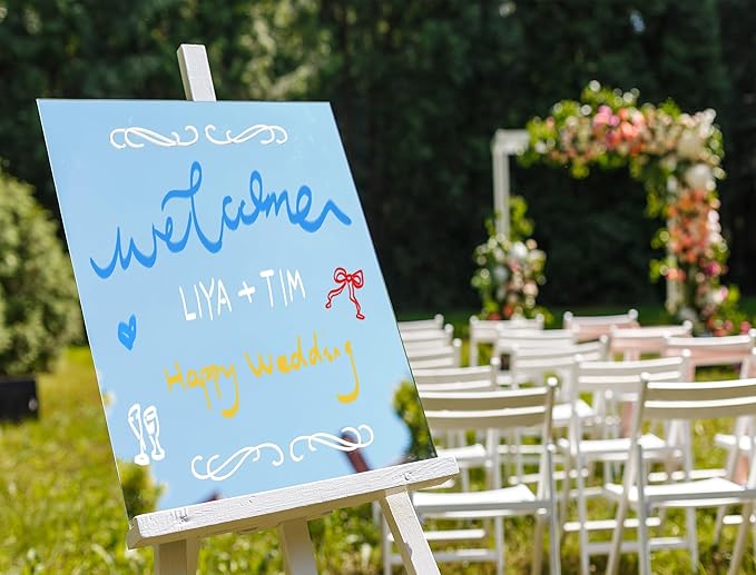 Car Window Markers for Glass Washable, 8 Jumbo Liquid Chalk Pens with 10mm Wide Tips & 3 in 1 Nib, Window Paint for Glass, Chalkboard, Menu Board, Restaurant, Bistro, Grocery Store