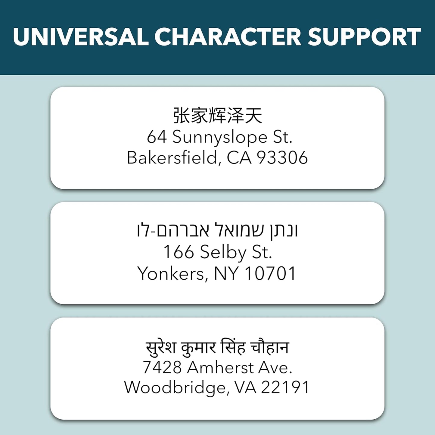 250 Personalized Return Address Labels - Custom Address Labels on Sheets