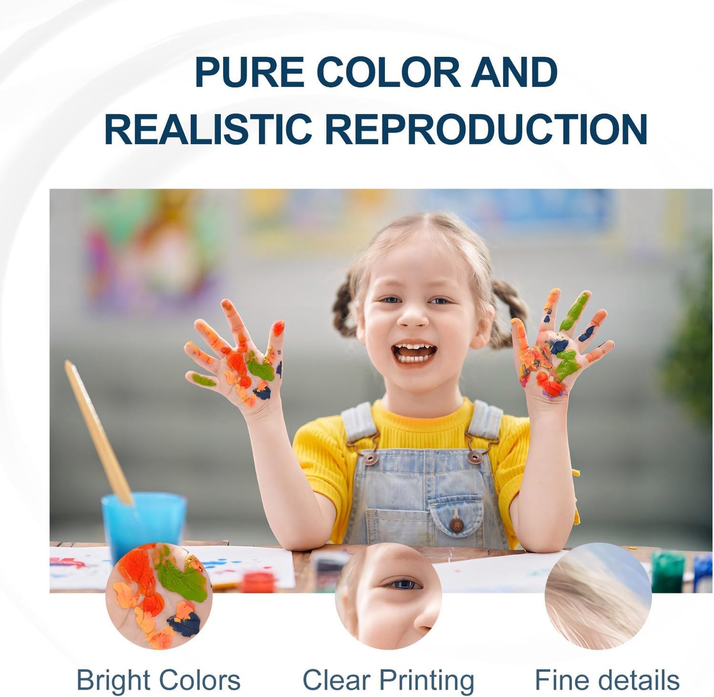 LC406XL Ink Cartridges High Yield Compatible for Brother LC406 Ink Cartridges LC406XL use with Brother MFC-J4335DW MFC-J4535DW MFC-J5855DW MFC-J6555DW Printer (Black Cyan Magenta Yellow 4 Pack)