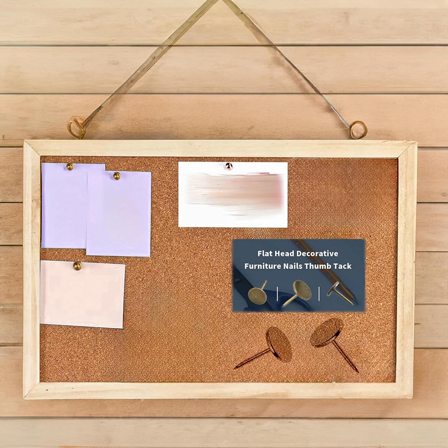 Brozen Thumb Tacks, Multipurpose Upholstery Nails, Decorative Nail Heads, and Wall Tacks for Secure Fixing & DIY Projects, 100Pcs