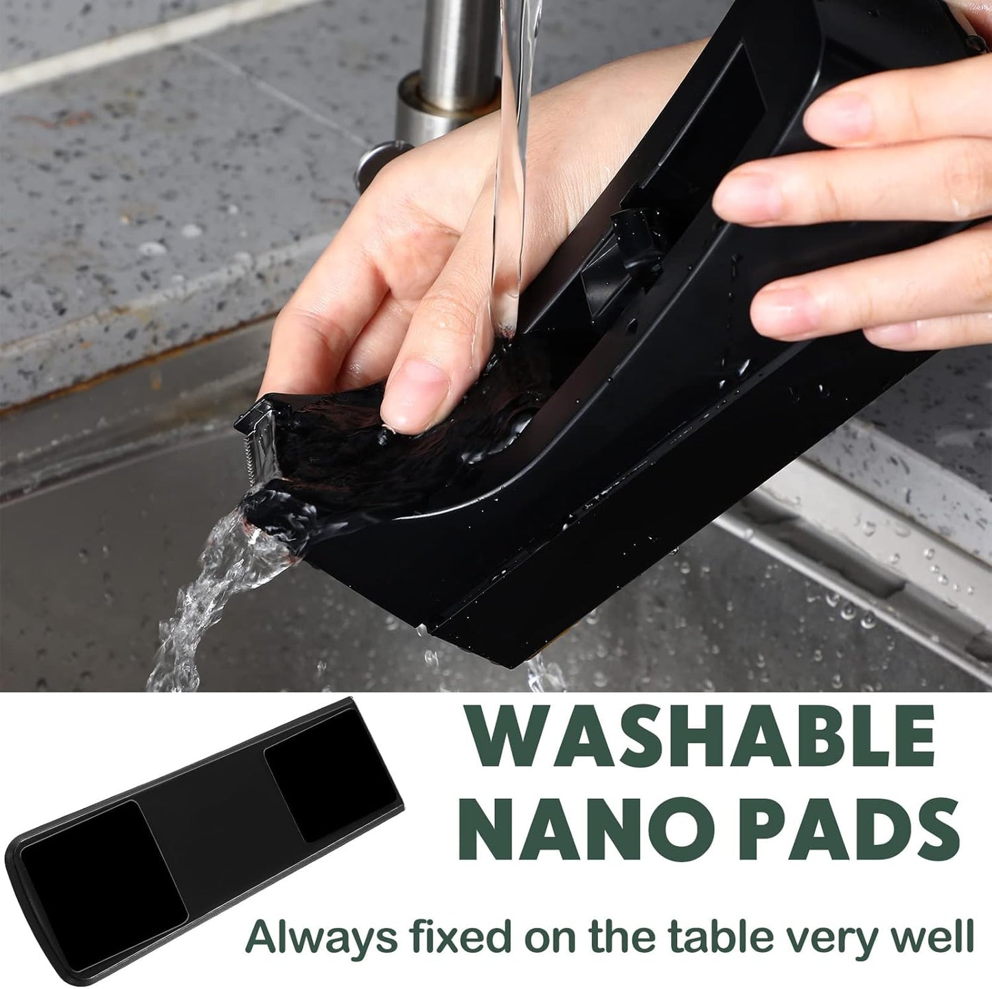 Yahenda 18 Pack Desktop Tape Dispenser Non Skid Base with 0.7 x 985 Inches Invisible Tape Refills Bulk Weighted Roll Dispenser for Office Home School