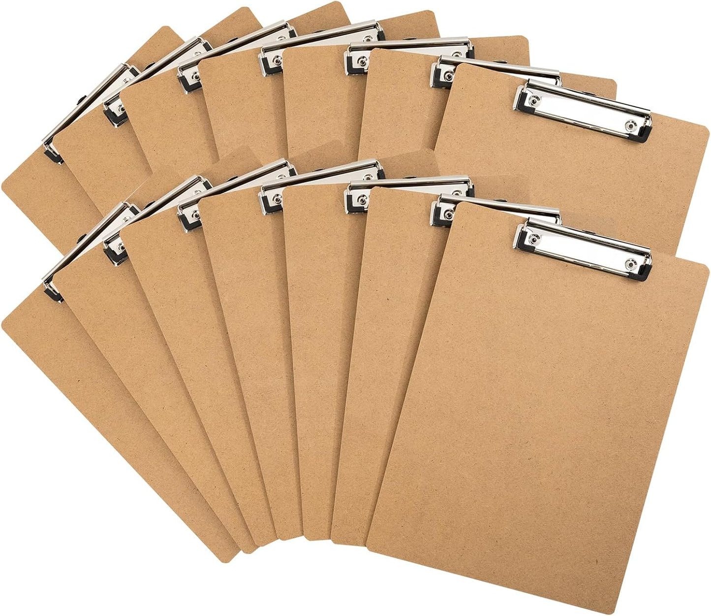 Clipboards, 12 Pack Clipboards for Classroom, A4 Standard Size 12.5 x 9 Inch with Low Profile Clip