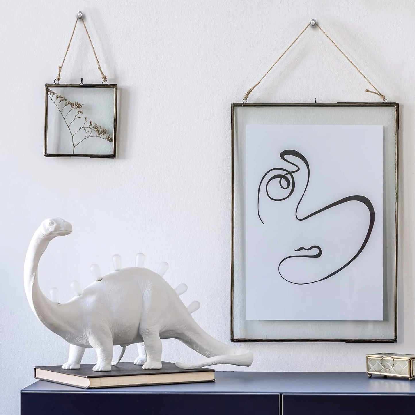 Zhengmy 40 Pcs Double Headed Picture Hangers Nails 4 Size Long Thumb Tacks Wall Nails for Hanging Pictures Decorative Push Pins Hooks for Drywall Photo Office Home Decor, 20/30/ 40/ 50lb(Silver)