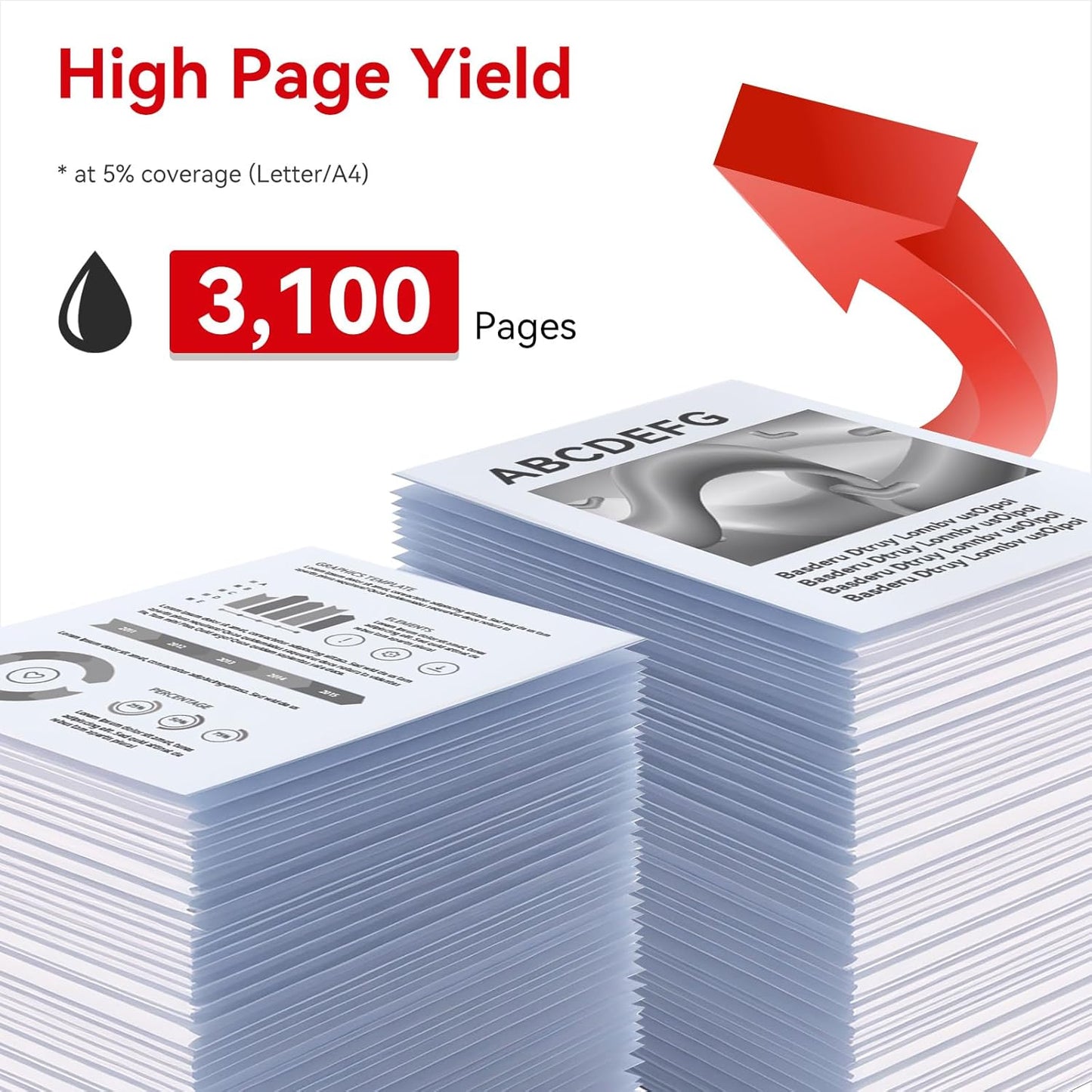 MYTONER 054H Black Toner Cartridge Compatible Replacement for Canon 054H 054 CRG-054H CRG-054 for Color imageCLASS MF644Cdw MF642Cdw LBP622Cdw MF641Cw Printer (1 Pack)