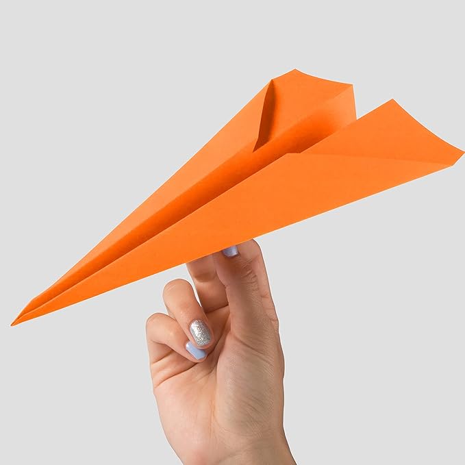 JAM PAPER Colored 24lb Paper - 90 gsm - 8.5 x 11 - Ultra Orange - 100 Sheets/Pack