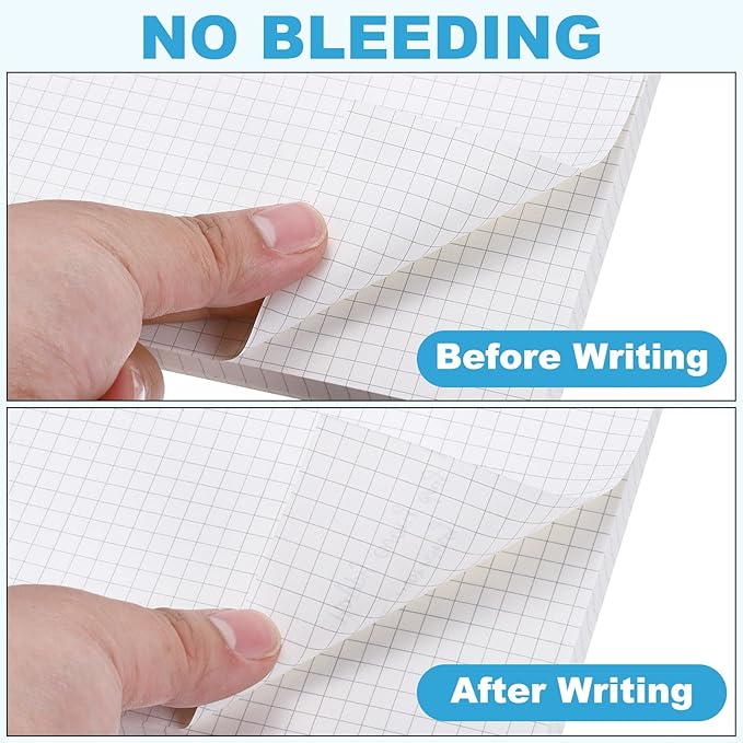 PATIKIL Grid Refill Paper 9-Ring Binder Loose Leaf Planner Filler Paper Planner Inserts, 160 Sheets/320 Pages, Lined