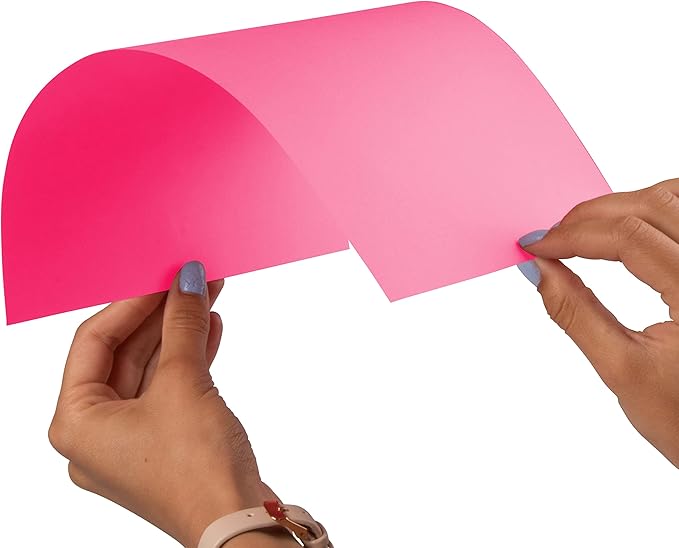 JAM PAPER Colored 24lb Paper - 90 gsm - 8.5 x 11 - Ultra Pink - 100 Sheets/pack
