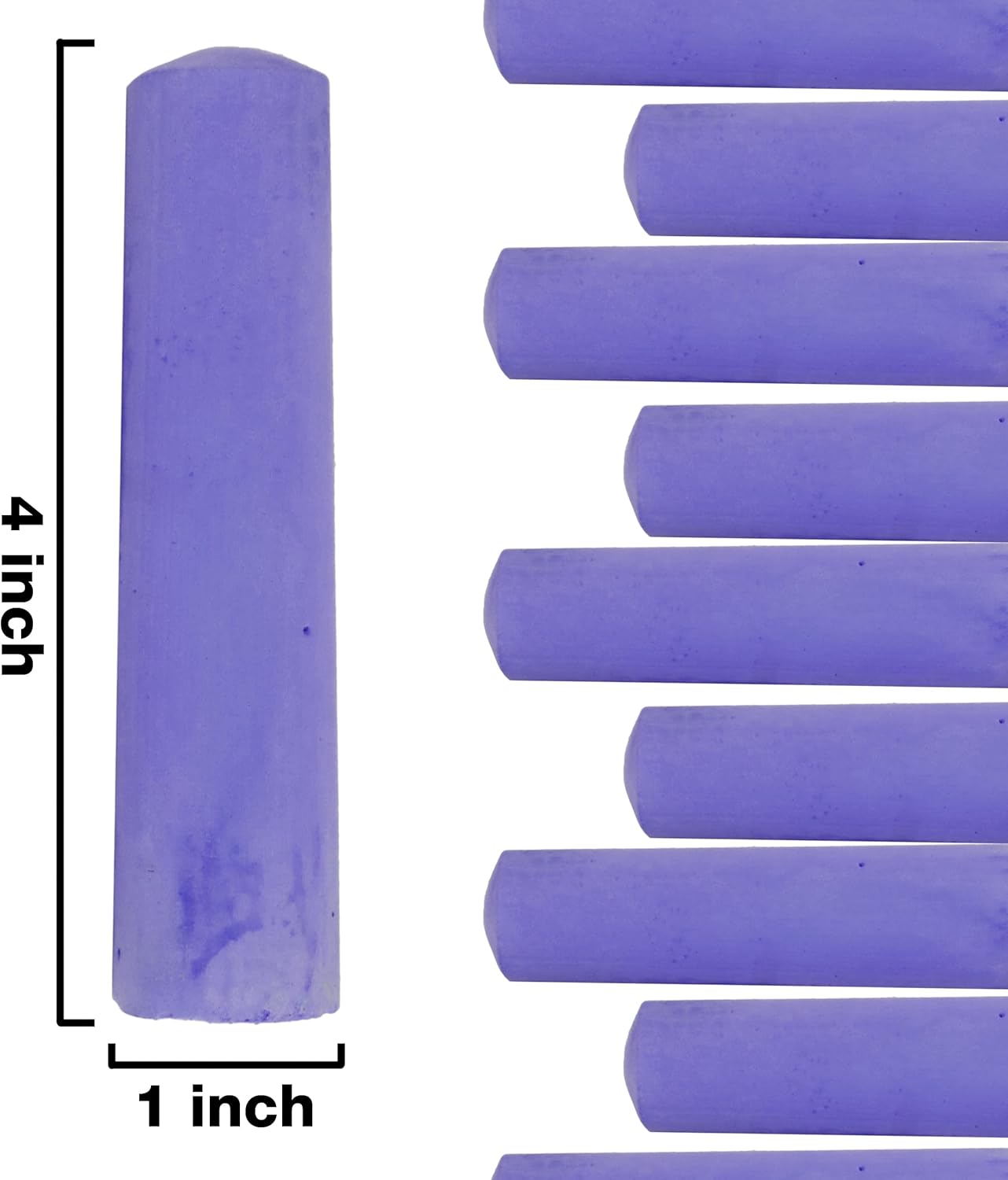 Kid Made Modern 60 Count Pack of Sidewalk Chalk – Purple