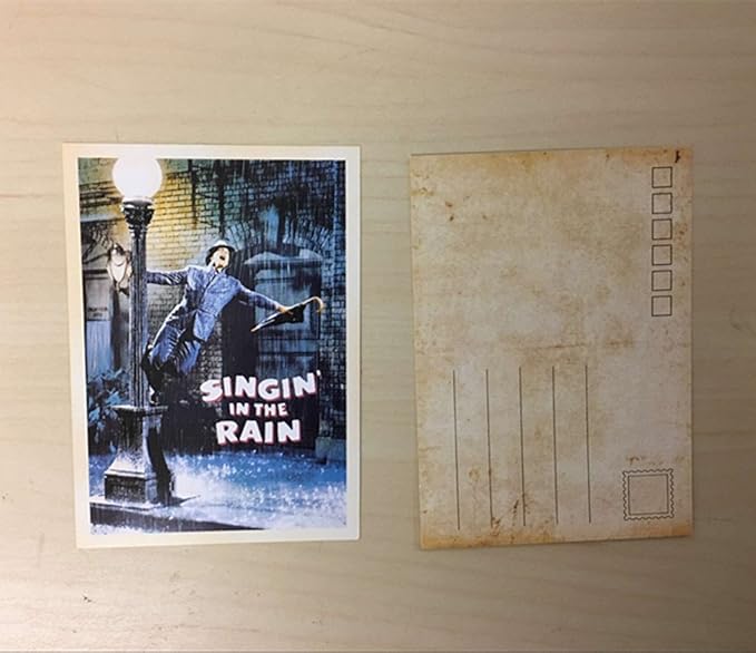 DreamHigh 64 pcs Collectible Vintage Ads & Movie Poster Postcards Bulk Pack