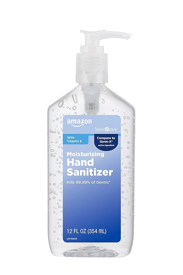 Amazon Basic Care - Original Hand Sanitizer 62%, 12 fl oz (Pack of 6)