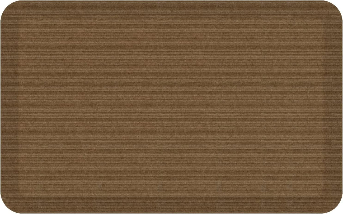 NewLife by GelPro Anti-Fatigue Designer Comfort Kitchen Floor Mat, 20x32”, Grasscloth Khaki Stain Resistant Surface with 3/4” Thick Ergo-Foam Core for Health and Wellness