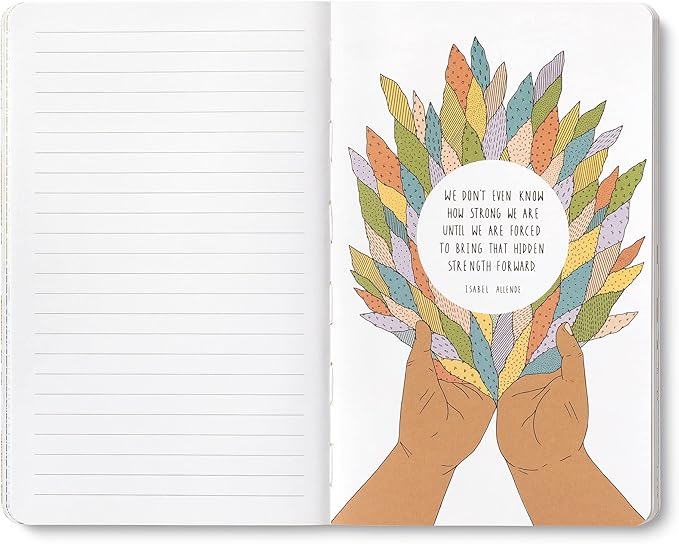 Compendium Softcover Journal - There is always hope… – A Write Now Journal with 128 Lined Pages, 5”W x 8”H
