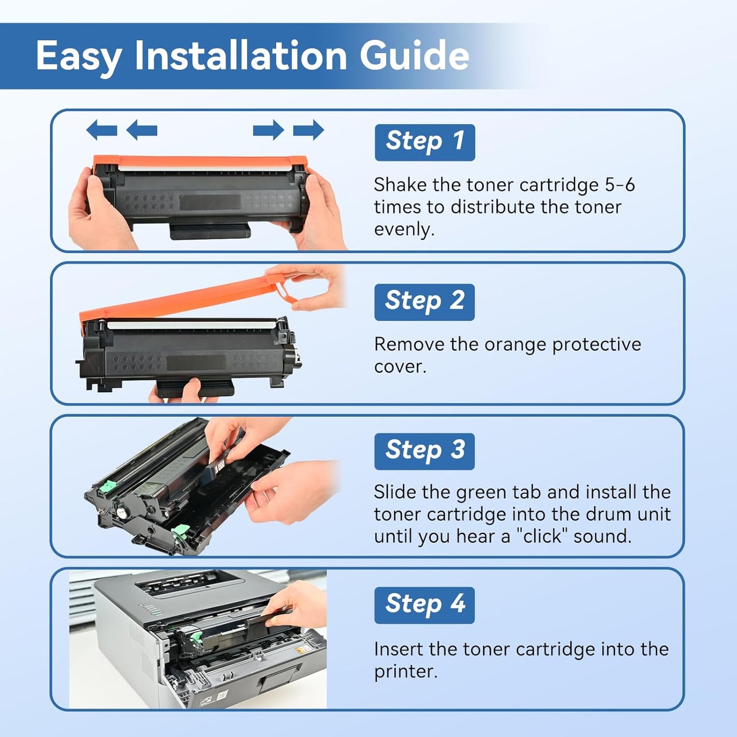 MYTONER Compatible Toner Replacement for Brother TN-770 TN770 Super High Yield Black Toner Cartridge for HL-L2370DW L2370DWXL MFC-L2750DW L2750DWXL Printer 4,500 Page, 2-Pack