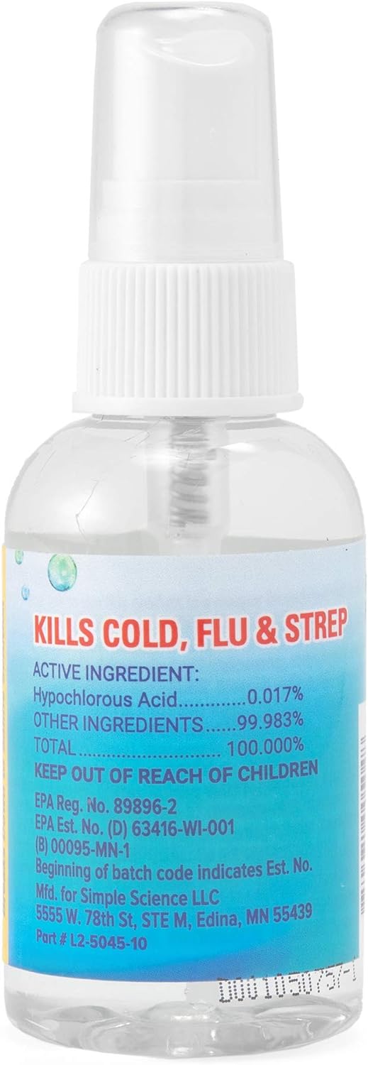 CleanSmart To Go Disinfectant Kills 99.9% of Viruses, TSA-Approved for Safe Travel, 2 oz Bottle (Pack of 3)
