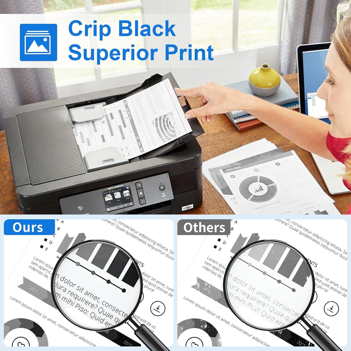 myCartridge 48A Toner Cartridges Compatible for HP 48A CF248A Toner Cartridge HP Pro MFP M15w M29w M28w M15a Printer (4 Pack)