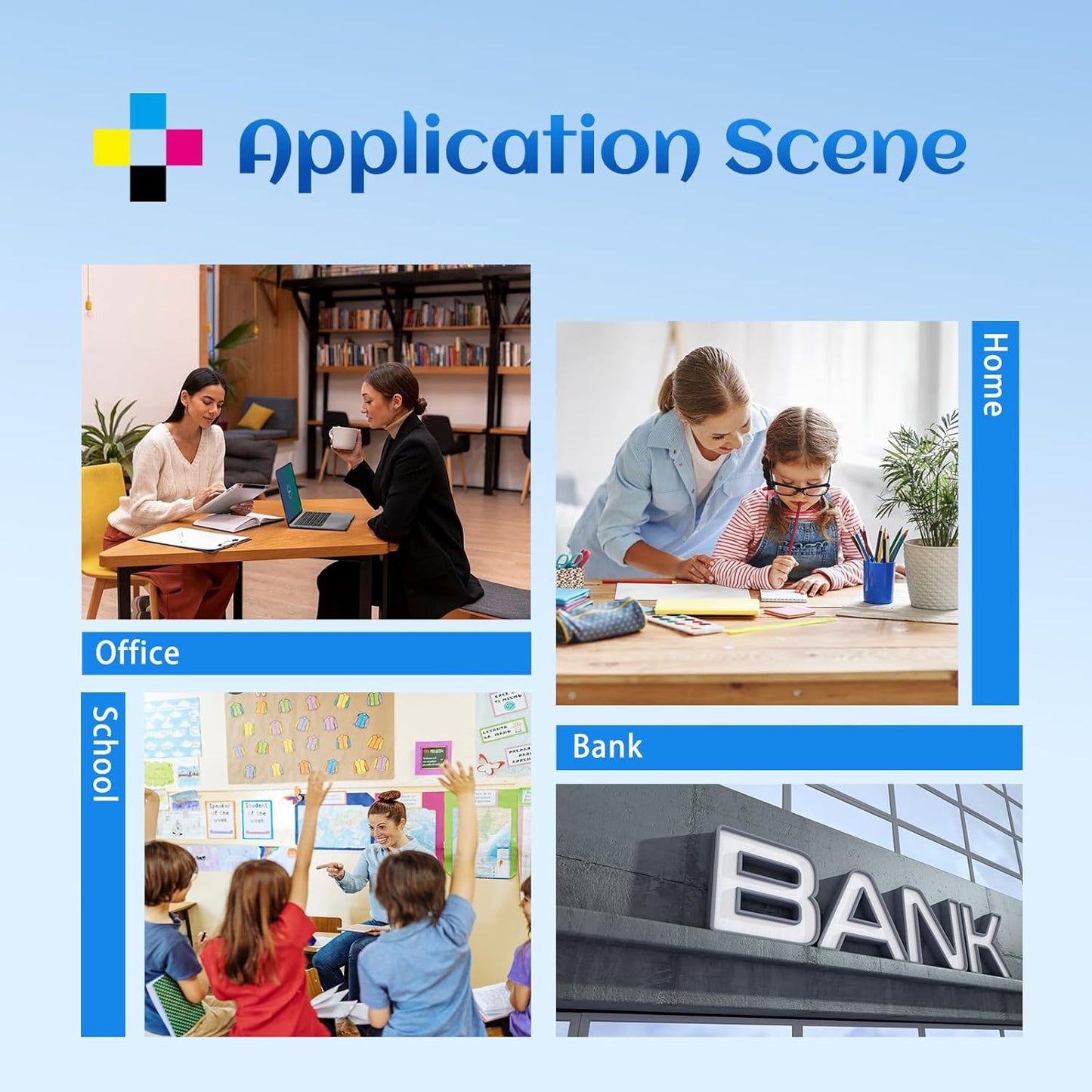 78C10K0 78C10C0 78C10M0 78C10Y0 High Yield Toner Cartridge Replacement for Lexmark CS421 CS521 CS622 CX522 CX421 CX622 CX625 CS622de CS521dn CS421dn CX421adn CX522ade Printer （4 Pack）