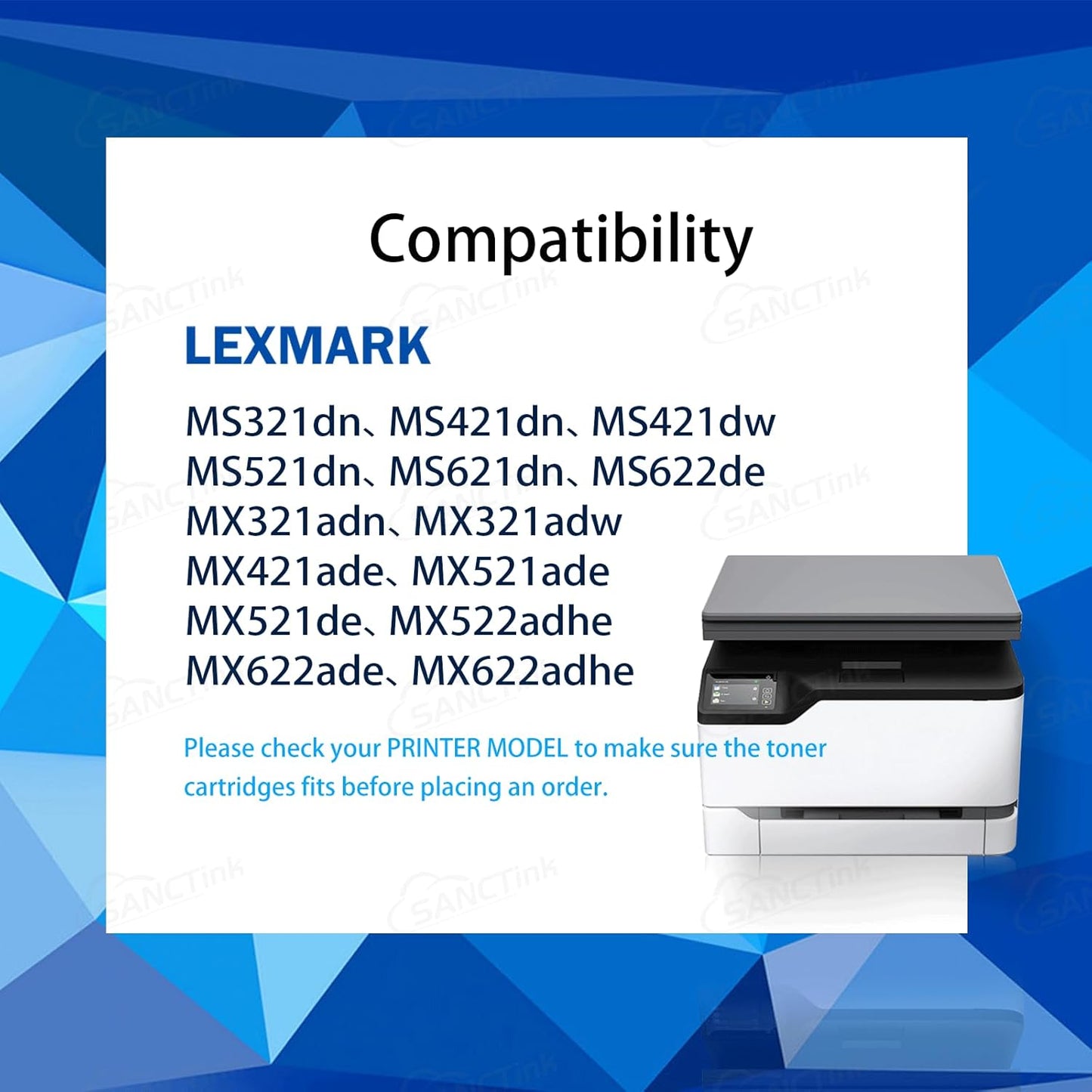 56F1U00 MS521 Ultra High Yield Toner Cartridge 25000 Pages Compatible for Lexmark 56F1U00 for Lexmark MS521dn MS621dn MS421dn MS321dn MX521de MS622de MX421ade MX622adhe MX622ade Laser Printer