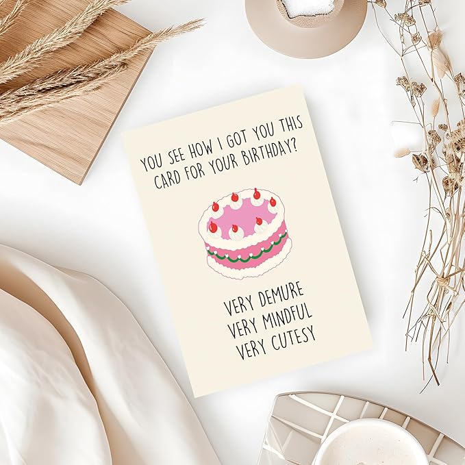 Funny Birthday Card and Gift for Men, Women, Husband, Wife, Boyfriend, Girlfriend, Him, Her – happy birthday card, funny card Gift