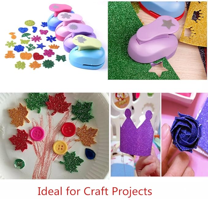 Baisunt 20 Sheets Brown Glitter Cardstock Paper for DIY Art Project, Scrapbook, Birthday Wedding Party Decoration 250GSM(8x12 In, Non Adhesive)