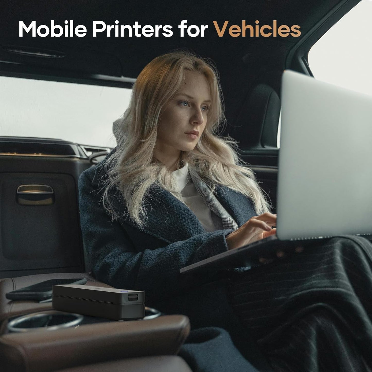 iDPRT Portable-Printer Wireless for Travel, 300DPI Inkless-Thermal-Small-Printer for Home Use, Office, Vehicles, Mobile Bluetooth Printers Supports 8.5" x 11" US Letter&A4&A5 Size, for Phone & PC