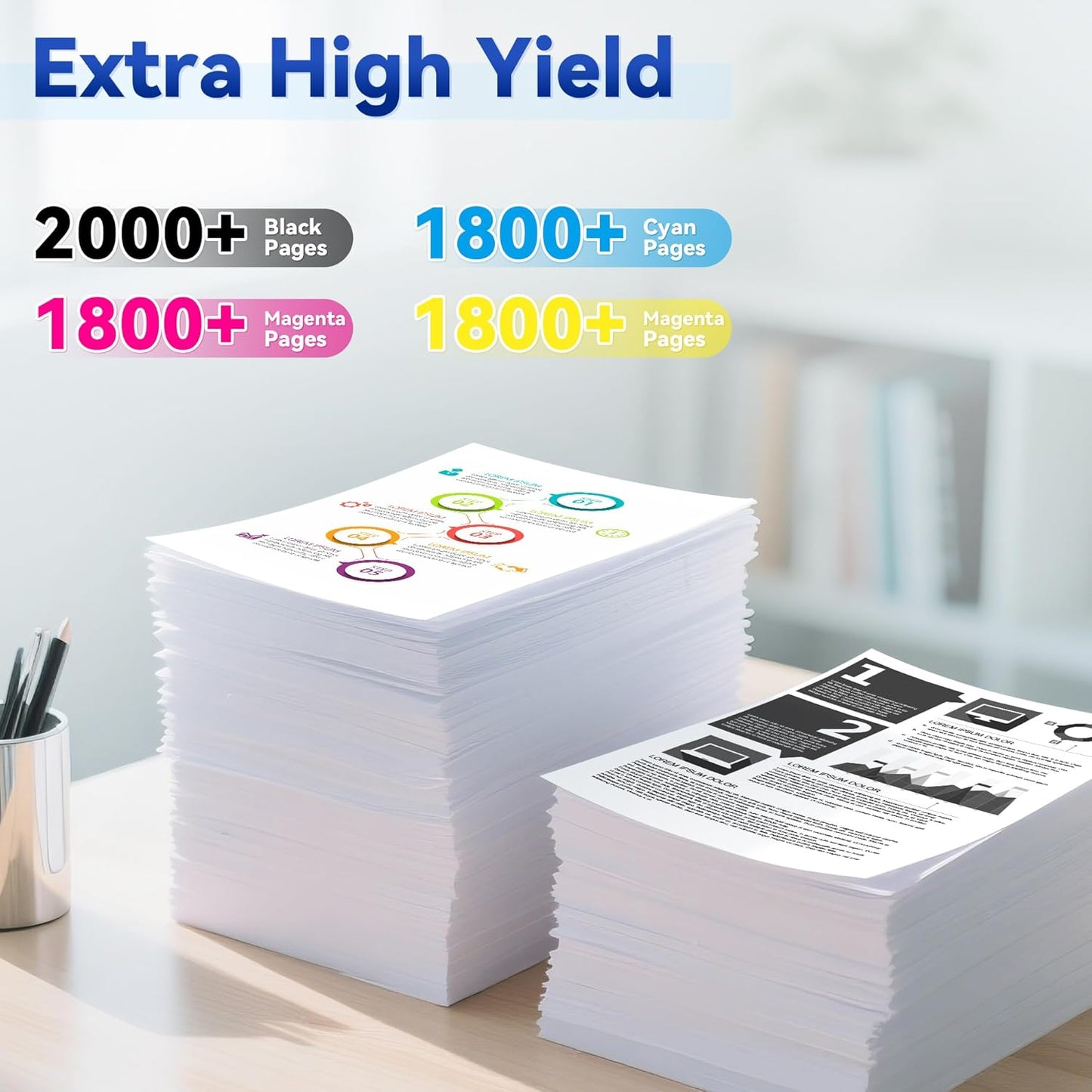 210A Toner Cartridge 4Pack Compatible with HP 210A 210X Toner Cartridge with 210A Toner Color Laser Jet Pro MFP 4301fdw 4201dw 4201dn 4301fdn 4301fdw 4301dw Printer (Black/Cyan/Magenta/Yellow)