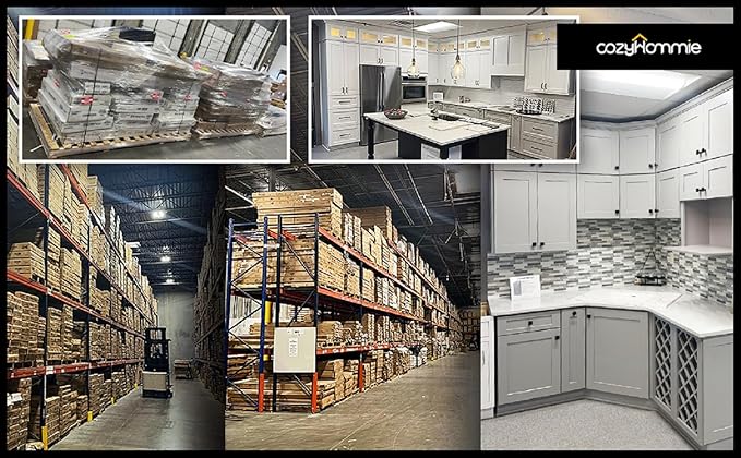 Shaker Style White RTA Base Cabinet with 3 Drawers by Solid Wood for Kitchen, Bathroom, Bedroom or Office Featuring, and Storage Separation(21" W x 24" Depth x 34-1/2" H)