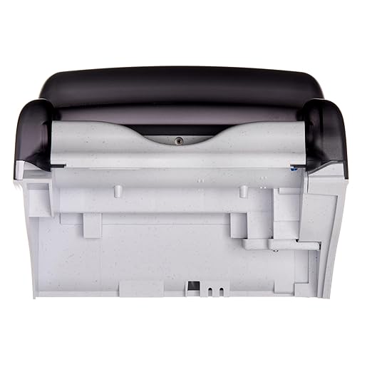 San Jamar Classic Smart Essence Plastic Paper Towel Dispenser, Towel Dispenser for Bathroom, 10 X 14.5 X 12.5 Inches, Black Pearl