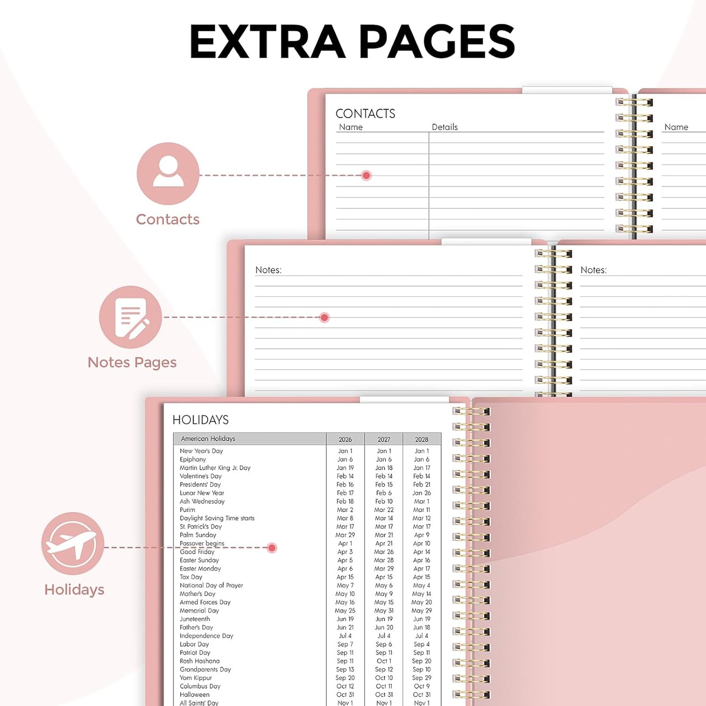 Planner 2026, 8.5" x 11" Monthly & Weekly Planner with Tabs, JAN - DEC 2026, Goal Setting & Time Management Organizer for Professionals & Students