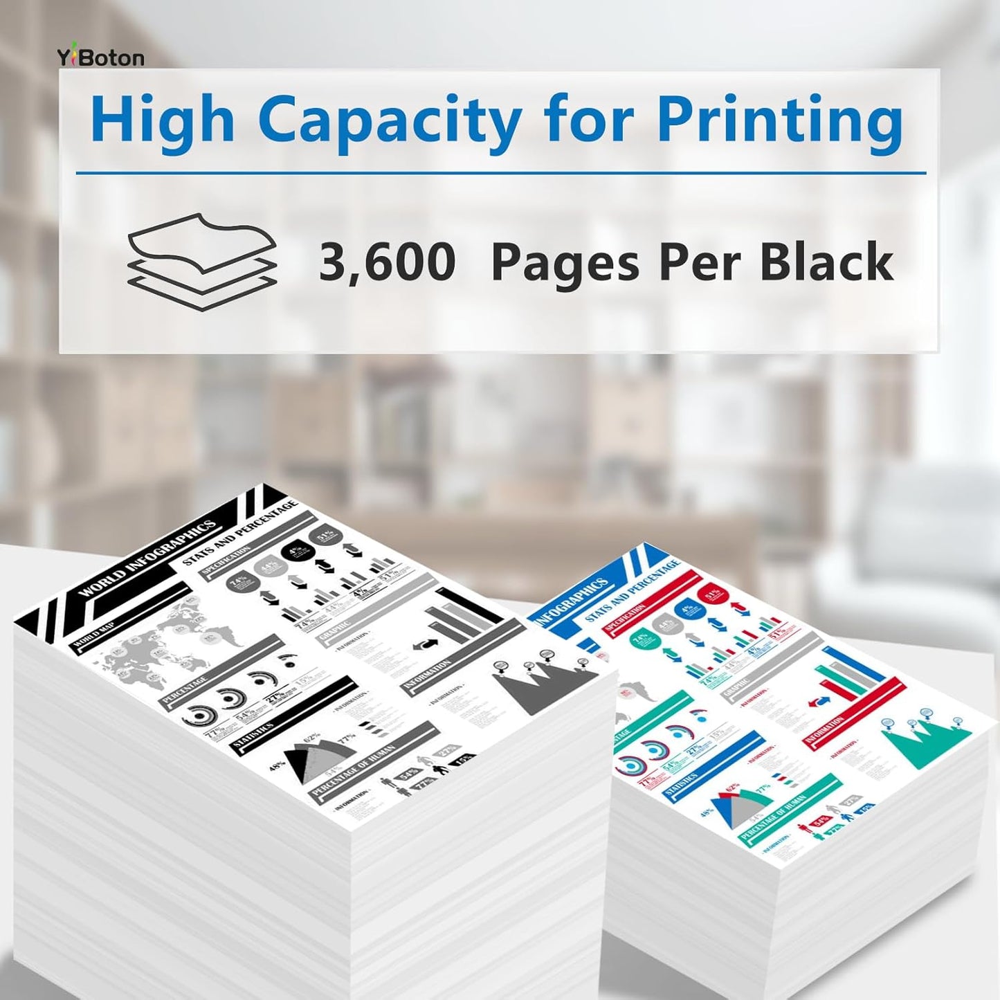 High Yield 132 P and 132 MF Printers Black Toner Cartridge (1-Pack)