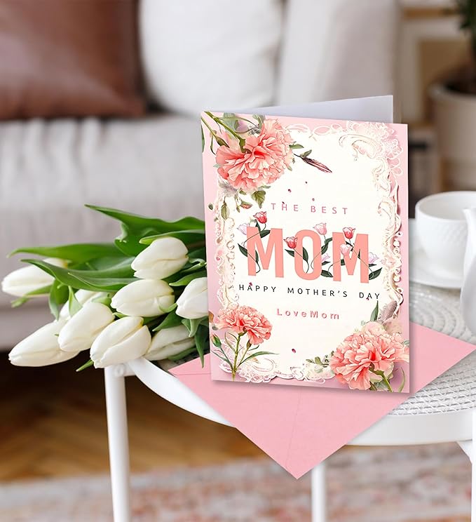 Mothers Day Gifts - Mothers Day Card, Gifts for Mom, Mothers Cards for Mom, Mother's Day Gift from Daughter, Son, Husband