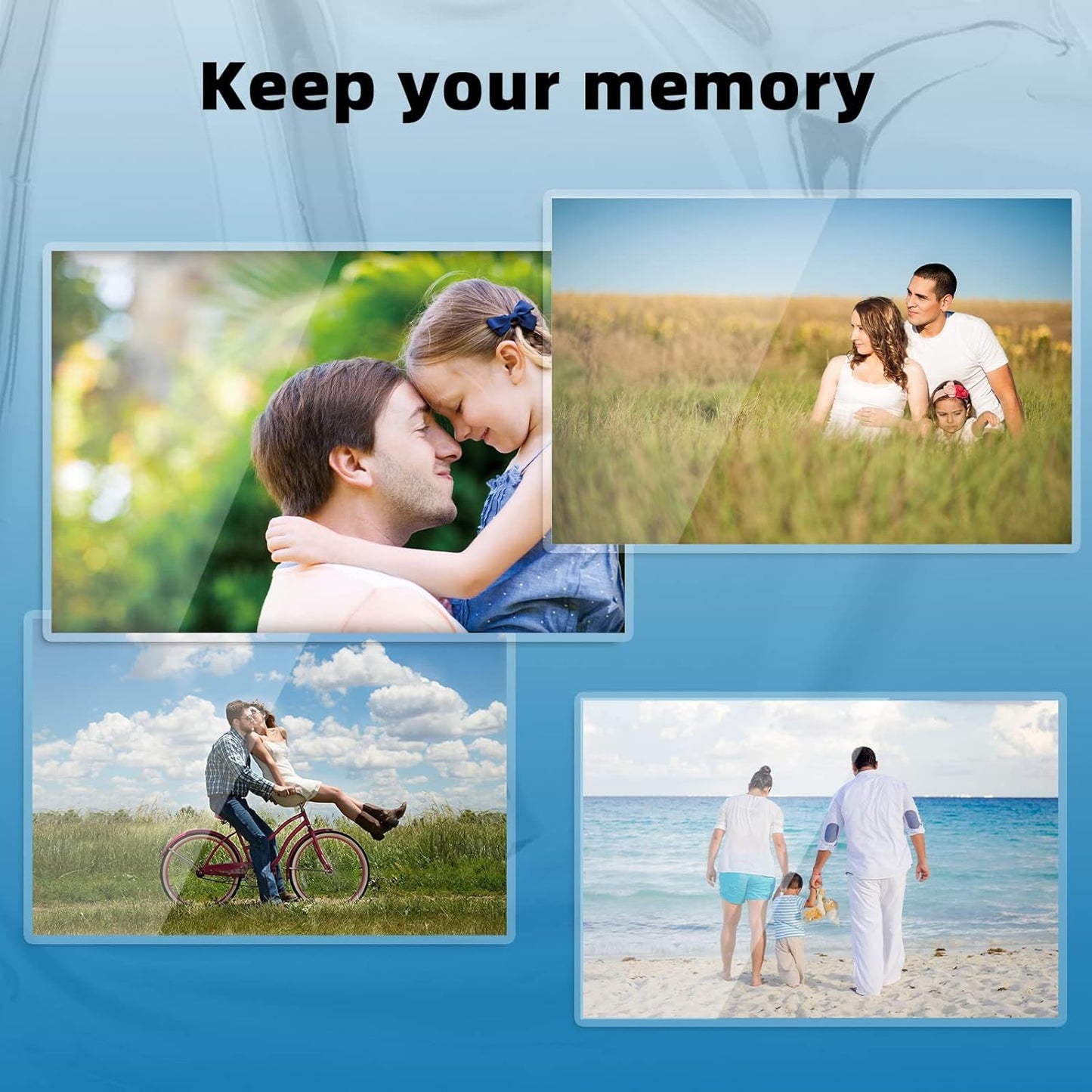 Uinkit 120Pack Thermal Laminating Pouches 3mil Laminating Sheets 4.3x6.3 inches for Sealed 4x6 Photo Card Documents, Glossy Clear Laminator Pouch Rounded Corner