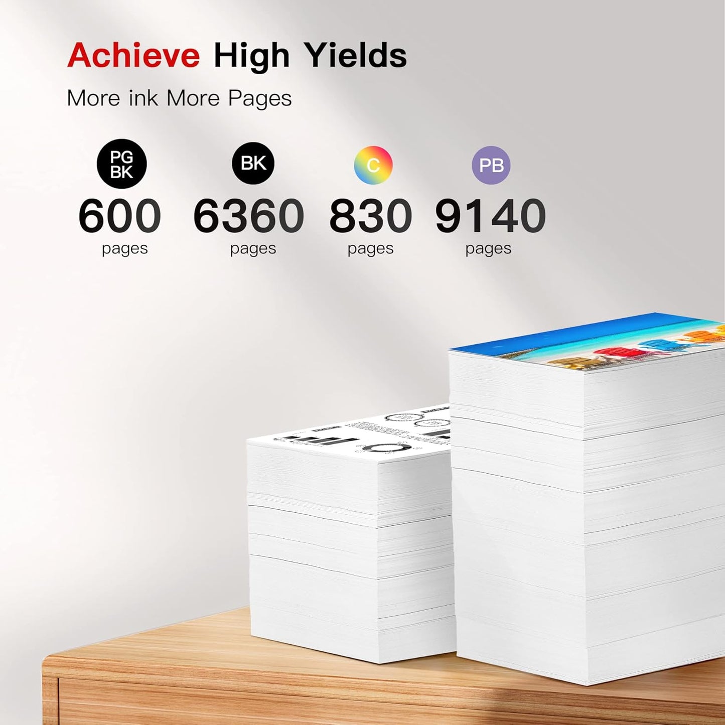 PGI-280XXL/CLI-281XXL for Canon Ink 280 281 Replacement for Canon TR8620 Ink Cartridges High Page Yield Work for PIXMA TR8620 TR8620A TR7520 TS8220 TS6120, 6 Pack PGBK/PB/Black/Cyan/Magenta/Yellow