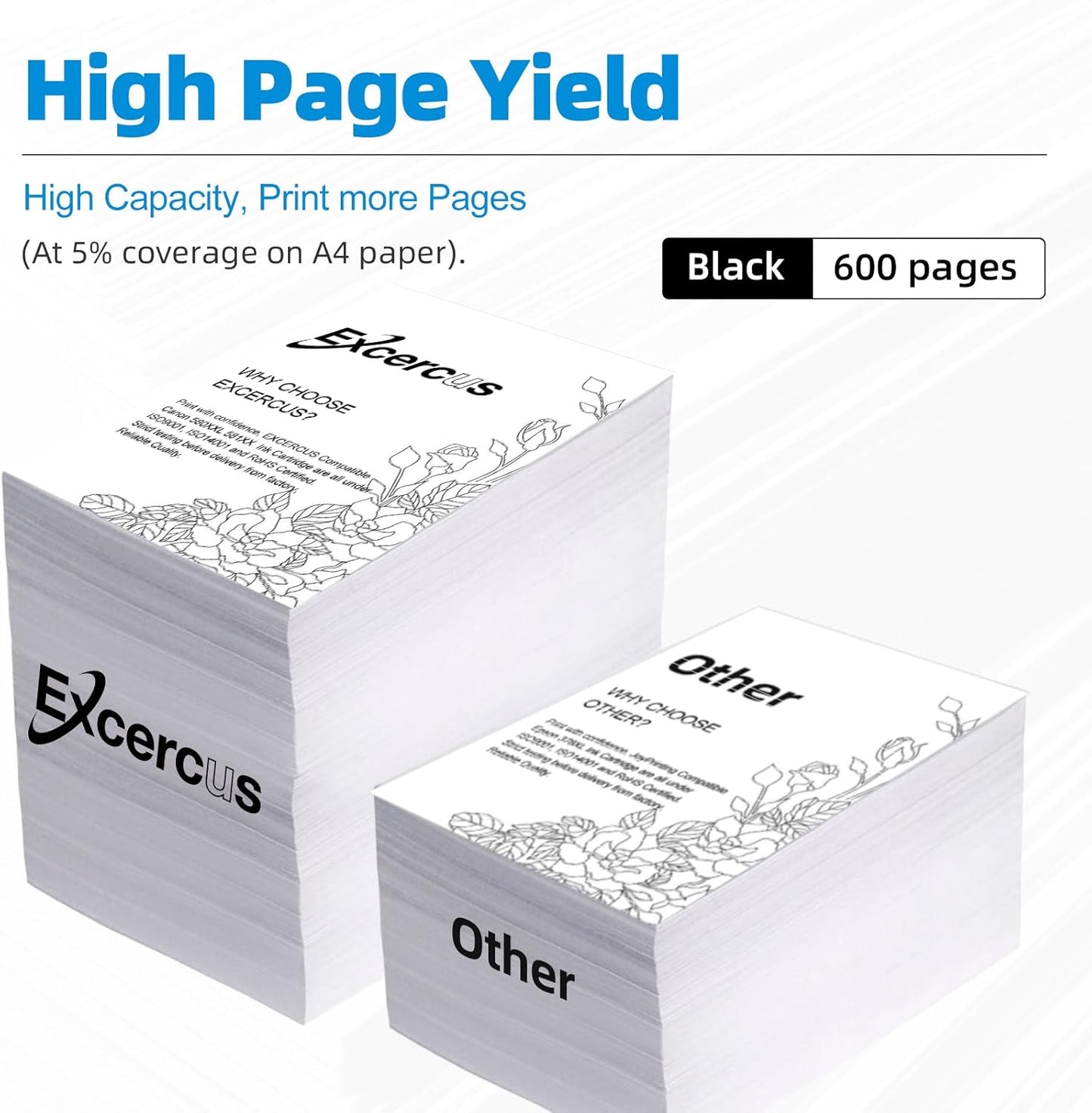 Compatible Ink Cartridge Replacement for for Canon pg280 bk PGI-280 PGI-280XXL BK Black Ink TankWorks for PIXMA TR7520 TR8520 TR8620 TS6120 TS6320 TS8220 TR8622 TS9120 Printers（3Pack）